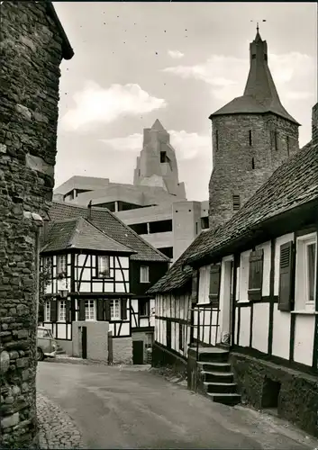 Bensberg-Bergisch Gladbach Alter Winkel mit neuem Rathausturm 1961