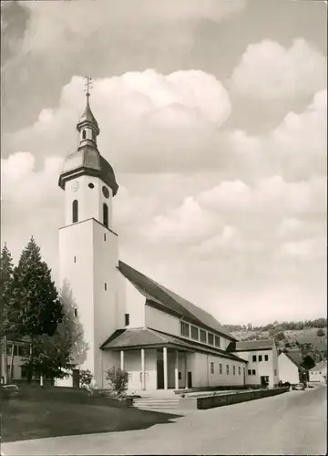 Ansichtskarte Berghaupten Pfarrkirche St. Georg 1966