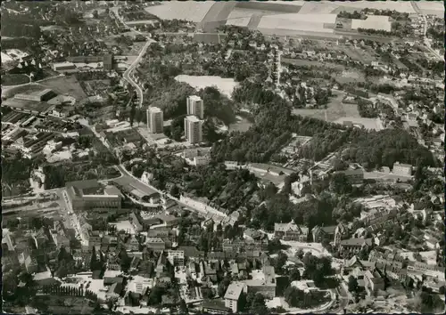 Ansichtskarte Bergisch Gladbach Luftbild Hochhäuser 1966