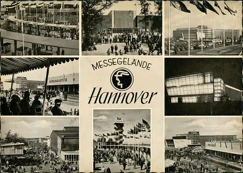 Ansichtskarte Hannover Messegelände Mehrbild 1966