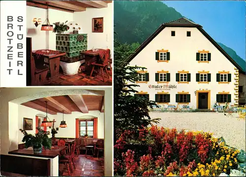 Ansichtskarte Ettal BROTZEITSTÜBERL ETTALER MÜHLE erbaut 1701 1978