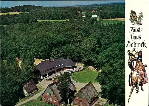 Ansichtskarte Dobrock-Wingst Landgasthof - Luftaufnahme 1979