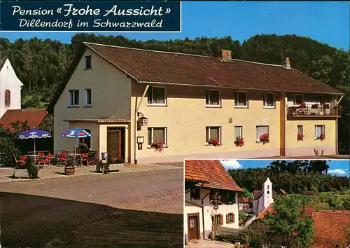 Dillendorf-Bonndorf (Schwarzwald) Gasthaus Pension Frohe Aussicht 1979