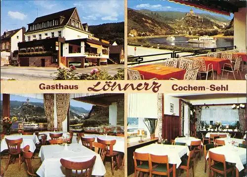 Ansichtskarte Cochem Kochem MB Gasthof Löhnerz Sehl Mosel 1977