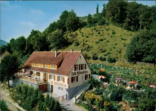 Ansichtskarte Mühlhausen im Täle Hotel-Café-Restaurant Höhenblick 1979