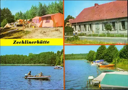 Zechlinerhütte Mark-Rheinsberg Zeltplatz   Wegener-Gedekstätte,   1979