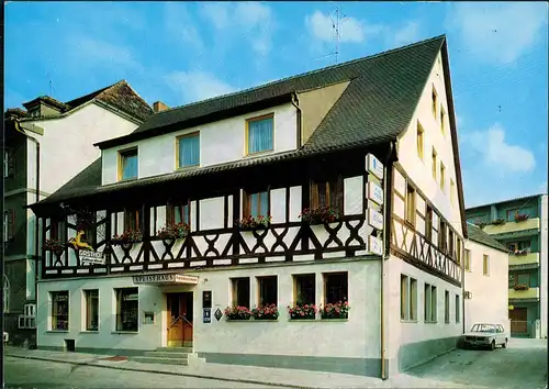 Ansichtskarte Burgebrach Hotel goldener Hirsch 1981