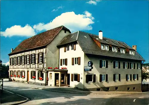Burgheim-Lahr (Schwarzwald) Gaststätte u. Metzgerei Zum grünen Baum 1981