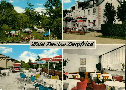 Ansichtskarte Dörbach-Salmtal Hotel - Pension Burgfried 4 Bild 1977