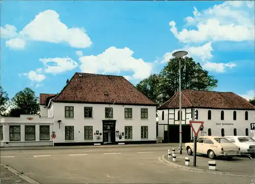 Ansichtskarte Meldorf Holländerei, Autos 1972