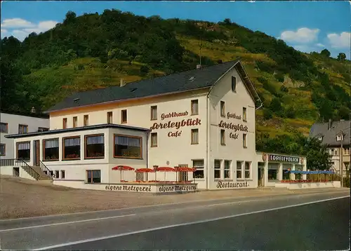 Sankt Goar Hotel Loreleyblick mit Metzgerei - Gebrüder Gartner 1960