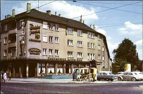 Köln Hotel Restaurant Weidenpescher Hof Neußerstr., Autos ua. VW Käfer 1965