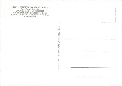 Ansichtskarte Wanfried Mehrbild-AK mit Hotel Pension Wanfrieder Hof uvm. 1970