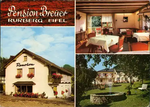 Rurberg-Simmerath Pension Breier im Naturpark Nordeifel, Rursee  1970