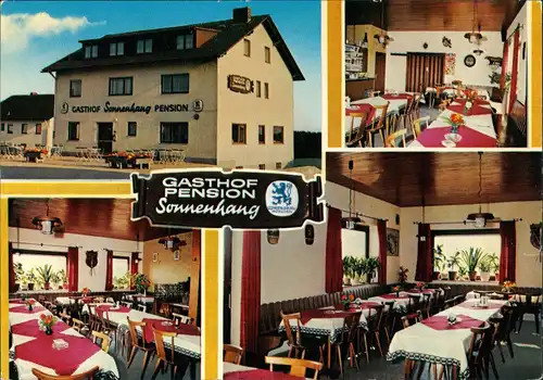 Dörndorf-Denkendorf Gasthof-Pension Sonnenhang Innenansichten & Außen 1965