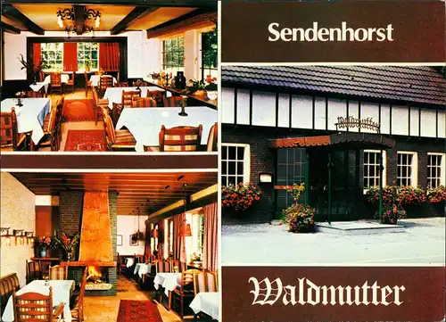 Sendenhorst Gaſthof Waldmutter Inh. M. Kogge Außen-/Innenansichten 1979