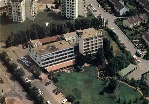 Ansichtskarte Leonberg Hotel Eiss vom Flugzeug aus, Luftaufnahme 1970