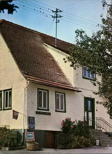 Ansichtskarte Flörsbach (Flörsbachtal) Pension Karl Berbalk, Mosborn 1976