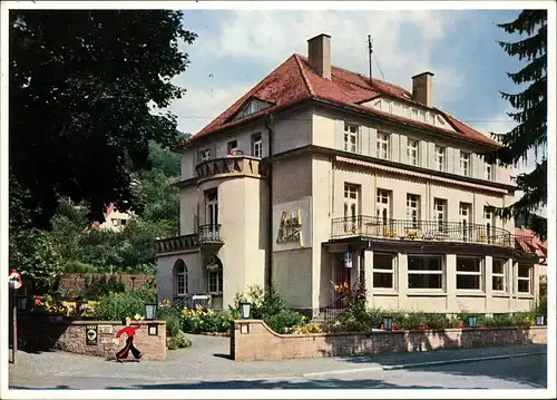 Bad Orb Hotel Madstein, Spessart, Restaurant Konditorei "Kerzenstüberl" 1964