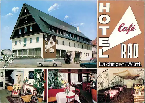 Laichingen Hotel ,,RAD" (Württ.) Bes. Hans Kirsamer, Mercedes DAC-Hotel 1973