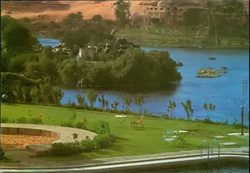 Ansichtskarte Ansichtskarte Assuan Eswan أسوان Blick zum Nil 1988