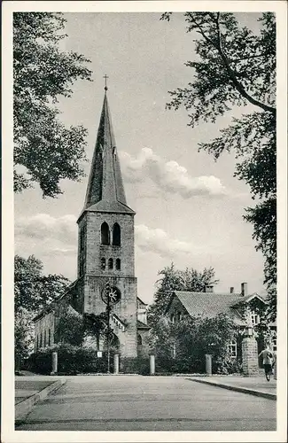 Ansichtskarte Bad Driburg Partie an der evangelischen Kirche 1959
