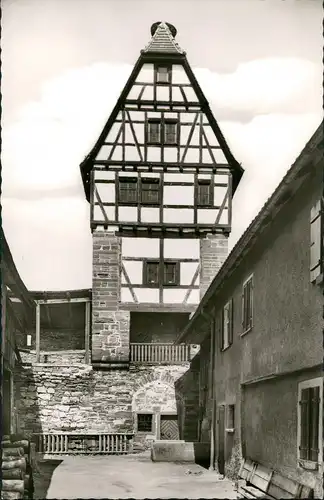 Ansichtskarte Weil der Stadt Storchennest 1962