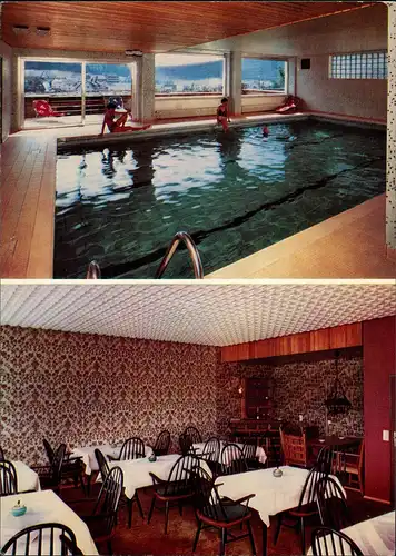 Gras-Ellenbach Hotel Bellevue Garni Siegfriedstrasse Innenansichten 1970