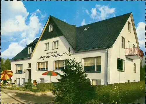 Ansichtskarte Winterberg Gästehaus auf der Wallme Inh. Theo Dederichs 1961