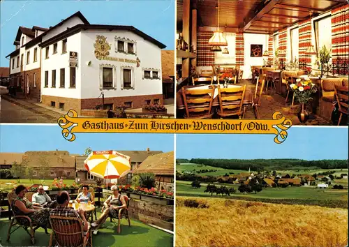Miltenberg (Main) Gasthaus Pension ZUM HIRSCHEN Bes. Resi Farrenkopf 1970
