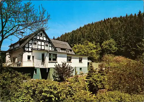 Züschen-Winterberg Gasthof und Pension TAUSCH Außenansicht 1980