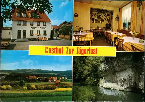 Kirchenbirkig Gasthof-Pension Zur Jägerlust Inh. Fam. Schaffer 4 Fotos 1970