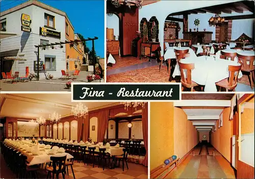 Hülzweiler-Schwalbach FINA Restaurant Inh. Fam. Strauß Innen-  1970