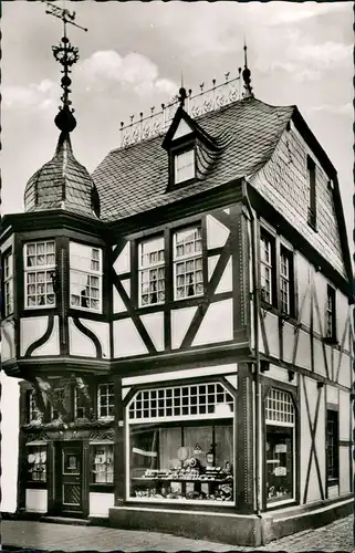Ahrweiler-Bad Neuenahr-Ahrweiler Straße - Altes Haus Geschäfte 1962
