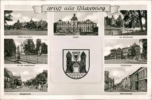 Ansichtskarte Bückeburg Stadtteilansichten 1965 Leporello