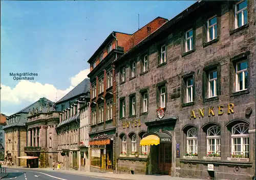 Ansichtskarte Bayreuth Hotel Goldener Anker, Opernstrasse 1980