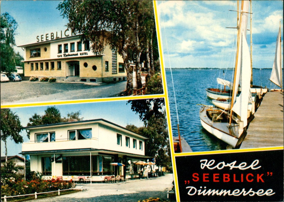 Hude Hotel Restaurant Cafe Seeblick Bes Fr Sandering Dummersee 1970 Nr Oldthing Ansichtskarten Deutschland Unsortiert