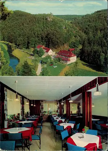 Waischenfeld Gasthof und Pension Pulvermühle Außen & Innenansicht 1970