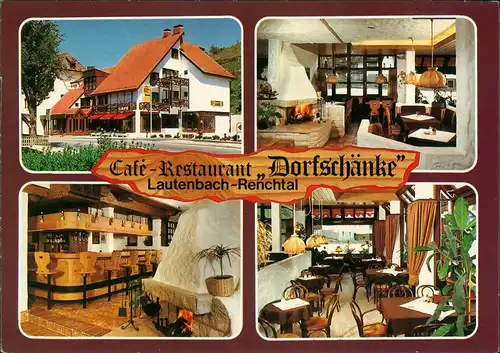 Lautenbach (Ortenaukreis) Café-Restaurant Dorfschänke, Renchtal, Mehrbild 1980