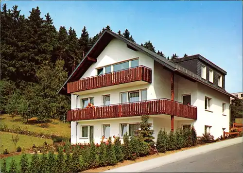 Ansichtskarte Olsberg HOTEL-PENSION-PREIDL APPARTEMENTHAUS Wattmecke 1970