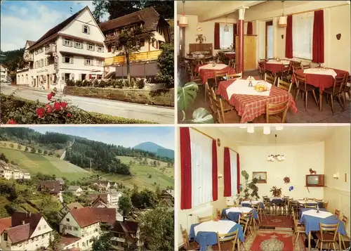 Bad Peterstal-Griesbach Gasthof Pension Zur Linde Außen- Innenansichten 1970