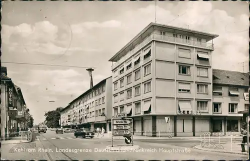 Ansichtskarte Kehl (Rhein) Hauptstraße 1962