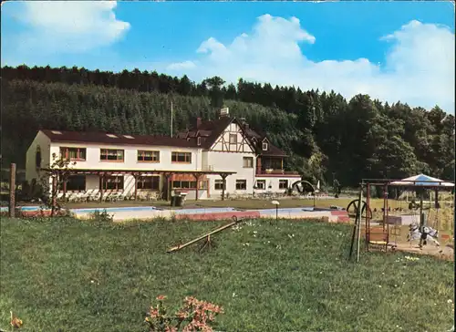 Ansichtskarte Laubach (Hessen) Hotel Waldkurhaus Gesellschaftsmühle 1972
