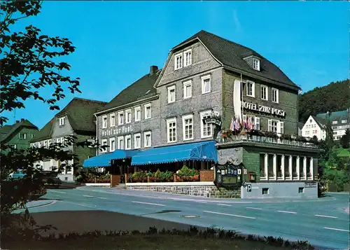 Ansichtskarte Fredeburg (Hochsauerland) Hotel zur Post 1978