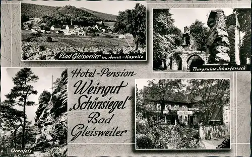Ansichtskarte Gleisweiler-Edenkoben MB: Weingut Schönsiegel 1967
