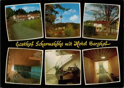 Schermshöhe Betzenstein Gasthof Schermshöhe Außen & Innenansichten 1970