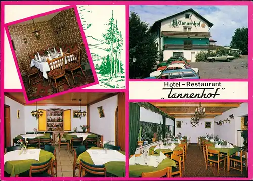 Königswinter Hotel Restaurant TANNENHOF Bellinghausen-Oberpleis 1979