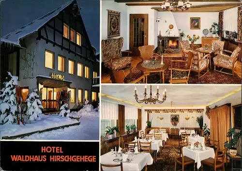 Ansichtskarte Oberhundem Hotel Restaurant Café Inh. Egbert Hägermann 1969