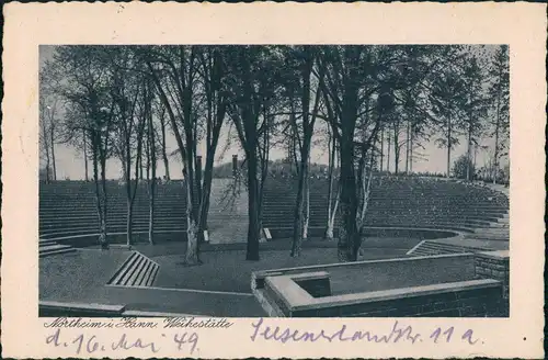 Ansichtskarte Northeim Weihestätte/Waldbühne 1949