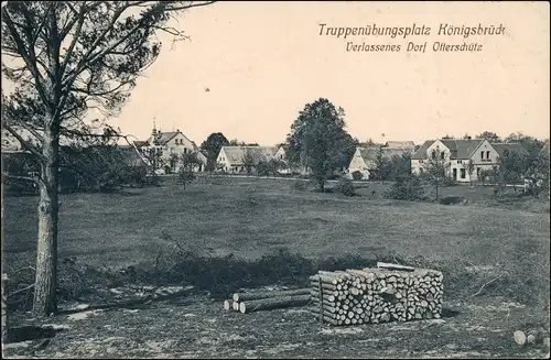 Ansichtskarte Otterschütz-Königsbrück Kinspork Straße Villa 1911